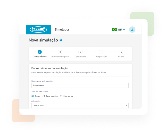 Como funciona o simulador